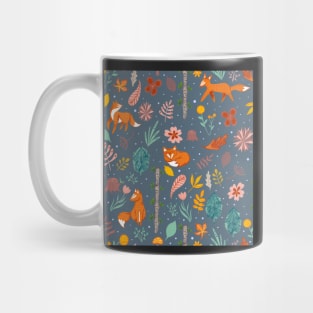 Woodland foxes Mug